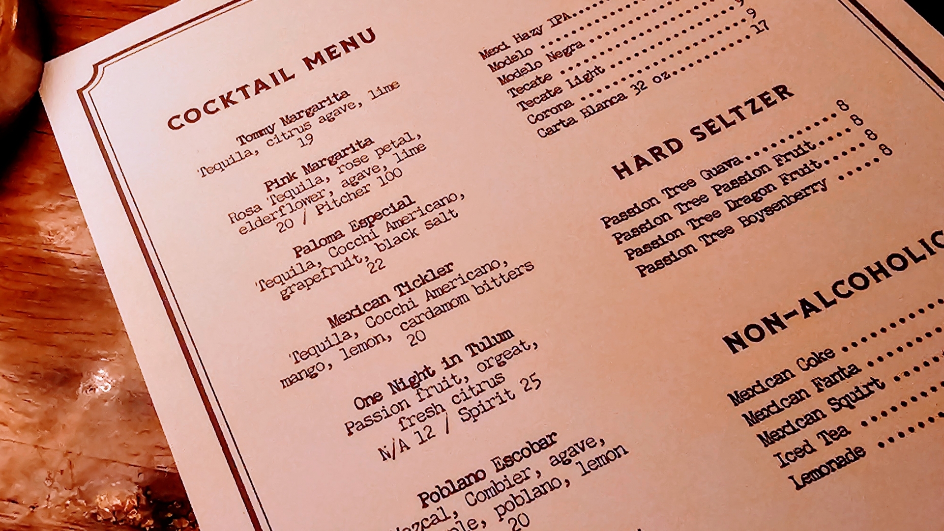 英語メニューありのお店